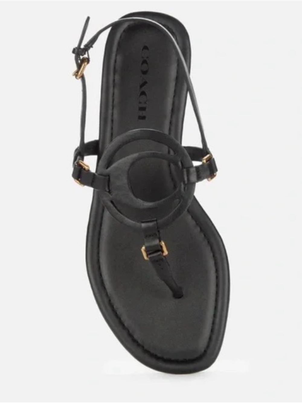 Coach Jeri Leather Sandals